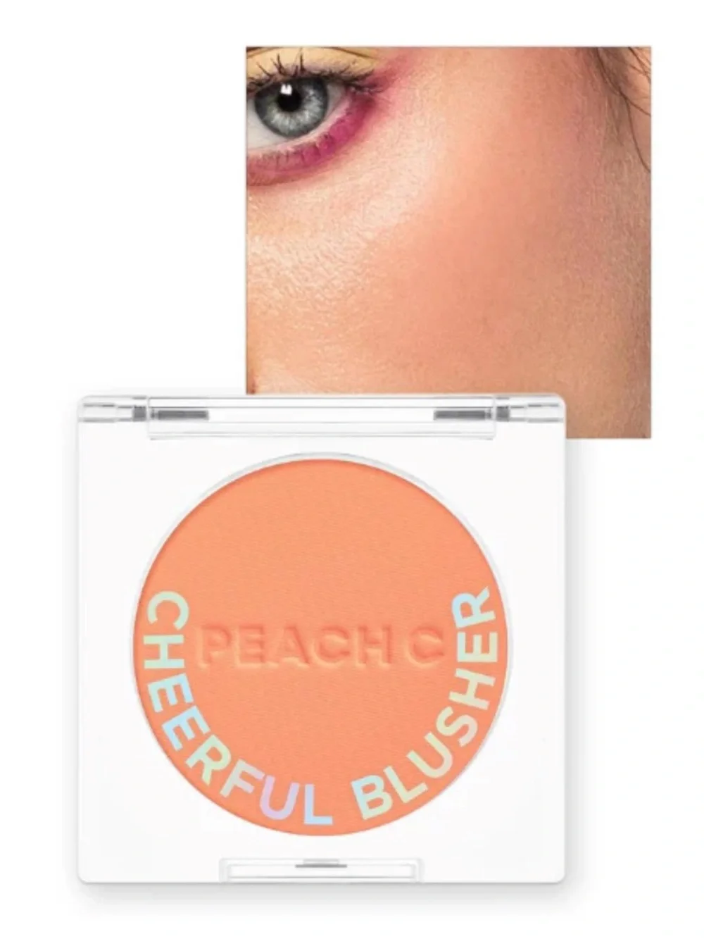 💎 PEACH C Cheerful Blusher 04 Carrotful Korean Beauty New In Box